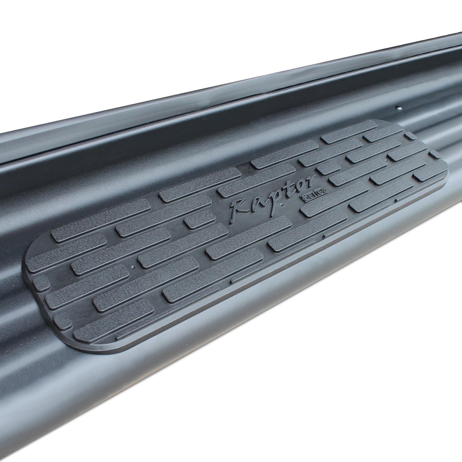 7in SSR Running Boards - Black Textured Stainless Steel